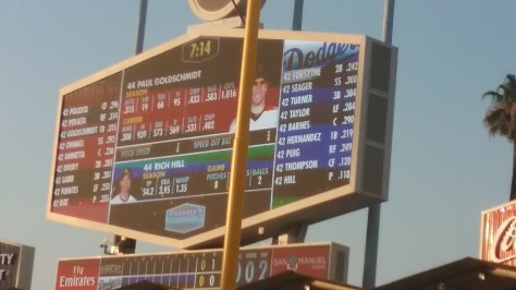 Dodgers vs DBacks_42 on Scoreboard.jpg